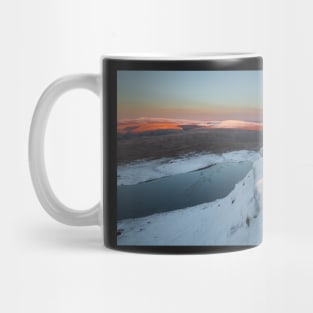 Llyn y Fan Fawr from Fan Brycheiniog, Carmarthen Fan, Brecon Beacons National Park, Wales Mug